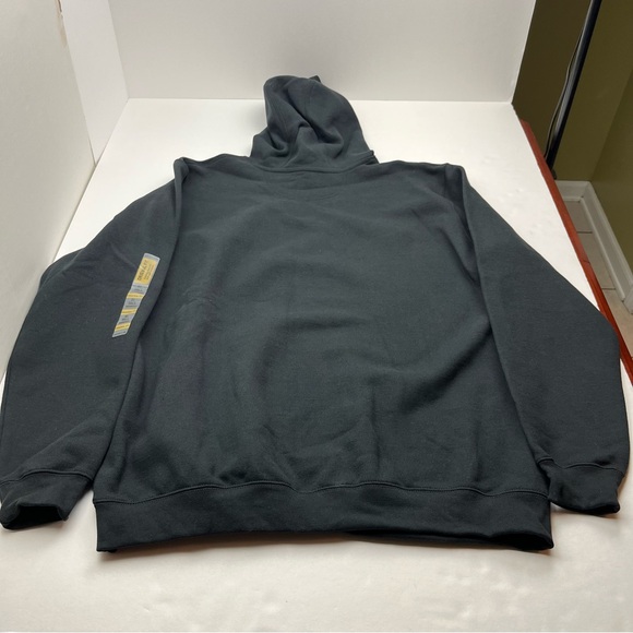 Carhartt Original Fit Black Hooded Sweatshirt Hoodie Mens Size XL TALL NEW - Picture 10 of 15